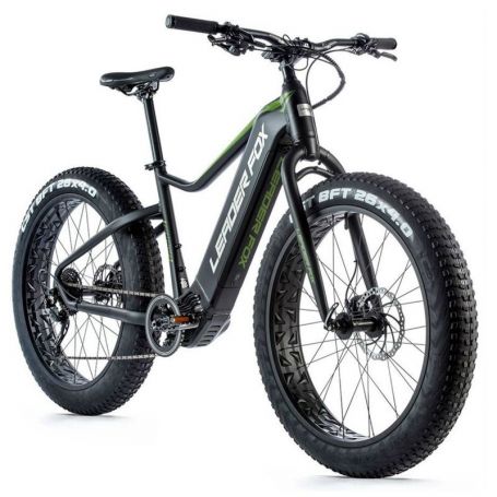 Vélo électrique Noir Mixte Fatbike BRAGA 26 Taille L (ADULTE DE 178cm à  185cm)