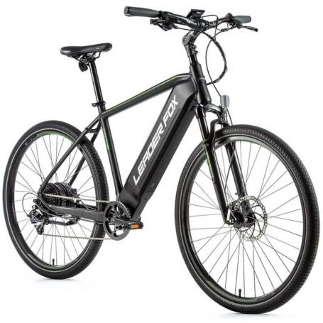 Vélo électrique Homme Noir Mat/Vert BARNET 28 Taille M ou XL